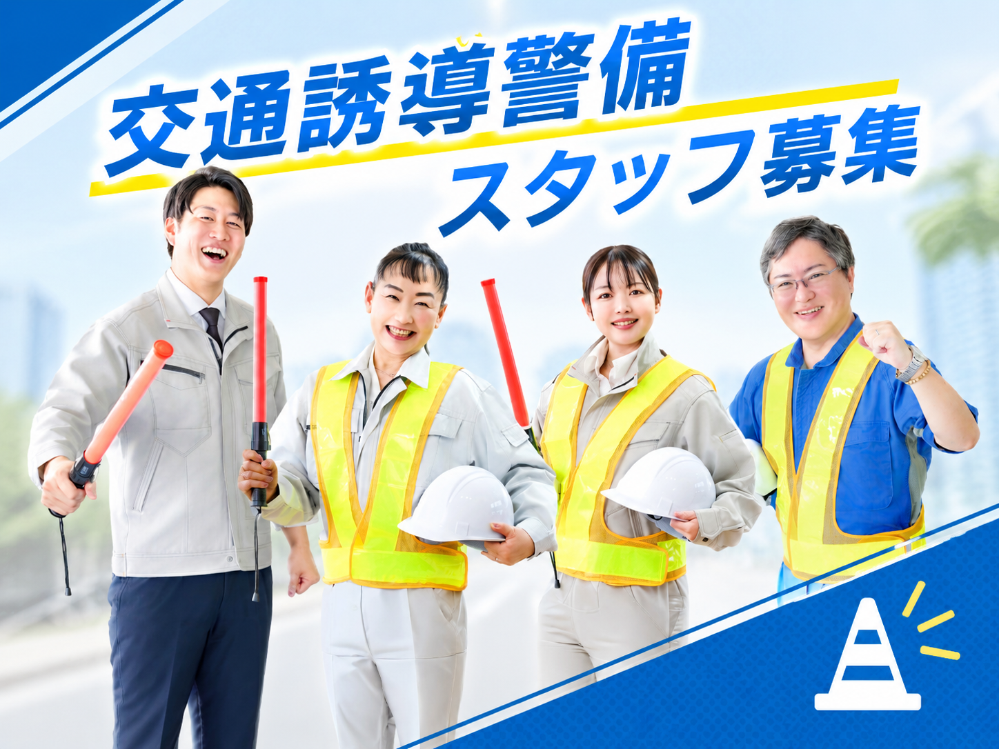 (短期)交通誘導警備 | 株式会社 総合管理産業の求人