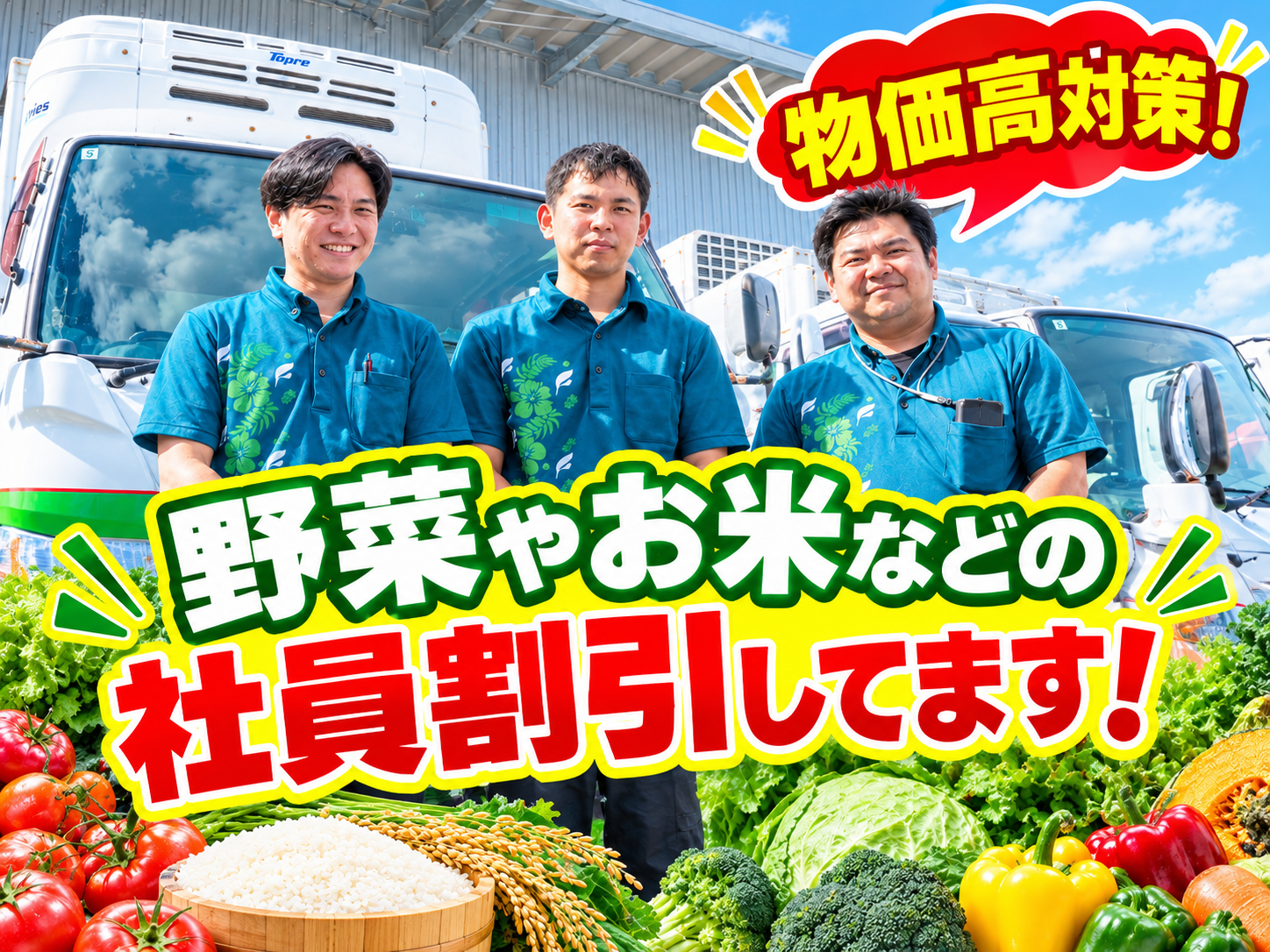 セールスドライバー(未経験者大歓迎) | 株式会社 フレッシュ青果 沖縄営業所の求人