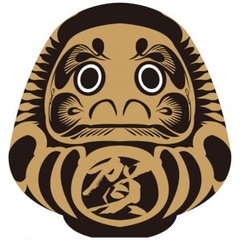 くろ・だるま ロゴ画像