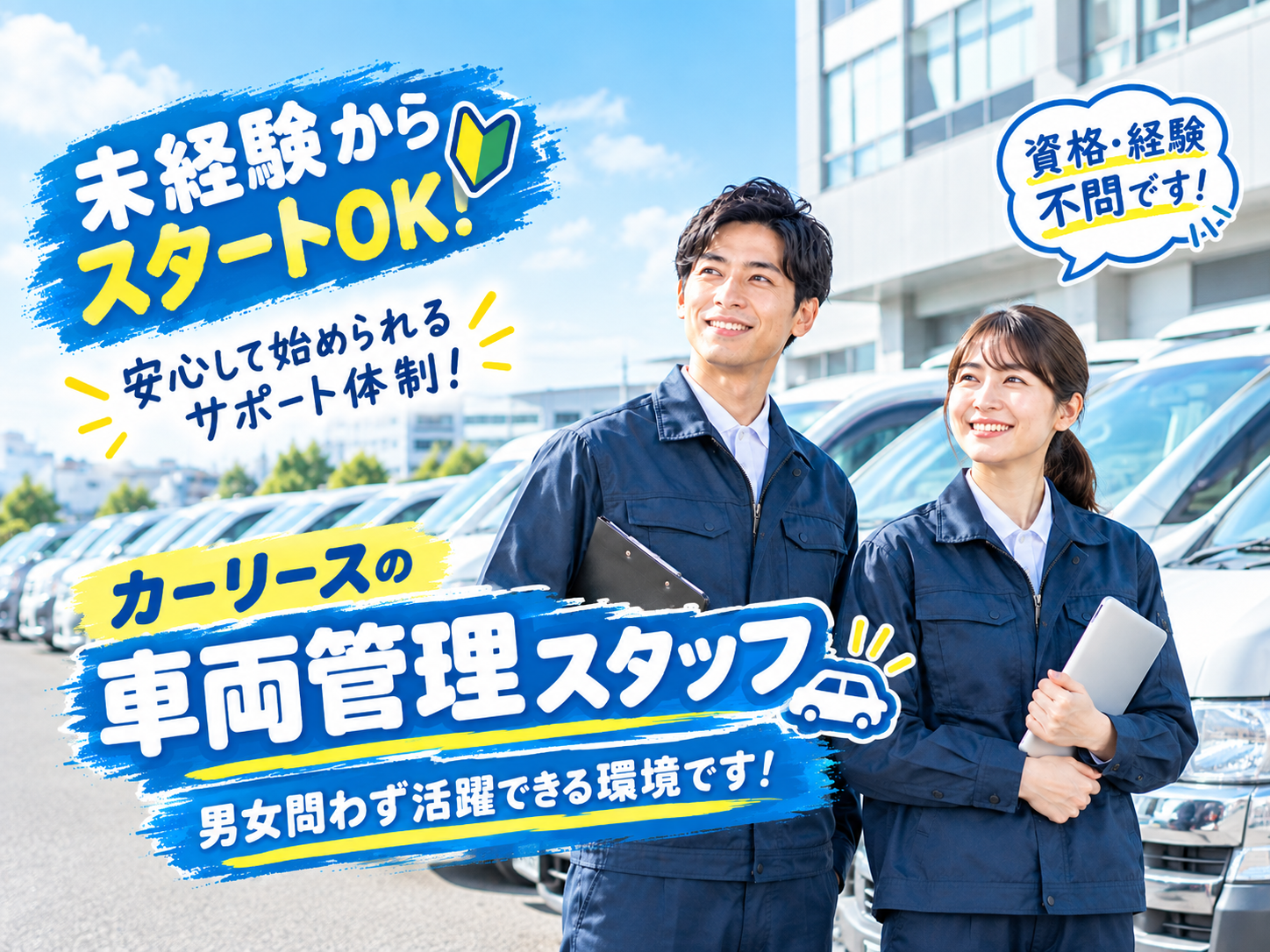 法人リース車両管理サポート(資格・経験不問/未経験歓迎) | 有限会社 久茂地オートサービスの求人